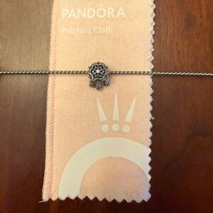 Pandora Openwork Heart and Three Feathers Dreamcatcher Charm